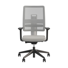 Bürosessel | Ergonomischer Drehstuhl mit Netzrücken hellgrau