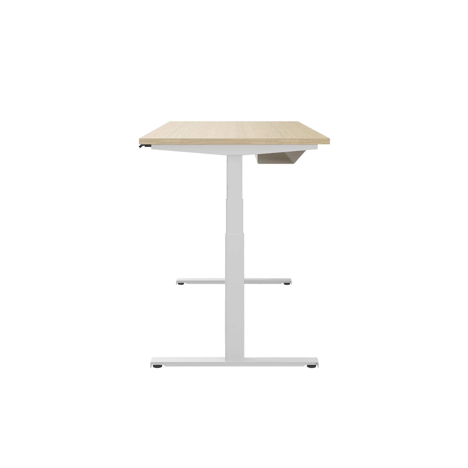 Höhenverstellbarer Sitz-Steh-Arbeitstisch Move - Elektrischer Schreibtisch für mehr Bewegung beim Arbeiten, Eiche Vicenza