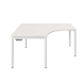 Schreibtisch | Eckarbeitstisch Flexi in der Farbe Weiß